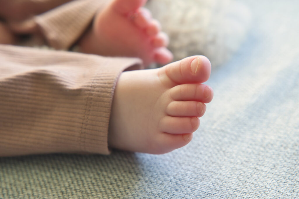 *baby voetje kleur