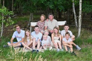 *opa en oma met kleinkinderen